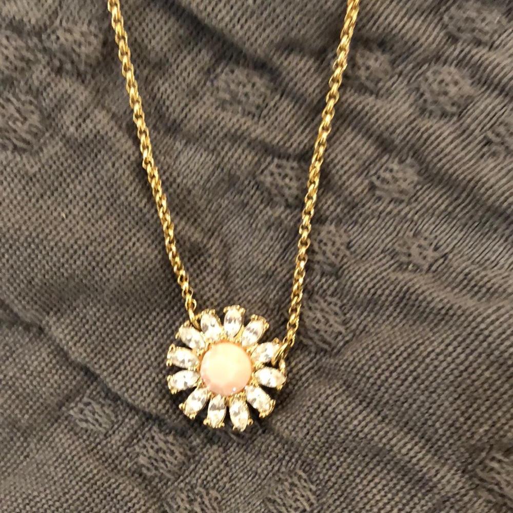 Kate Spade pink stone necklace